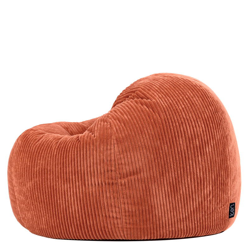 Kingston Cord Classic Bean Bag - Terracotta