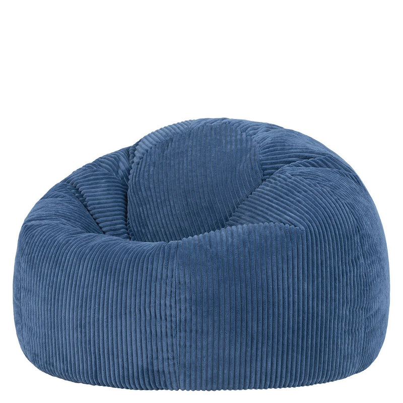 Kingston Cord Classic Bean Bag - Denim Blue