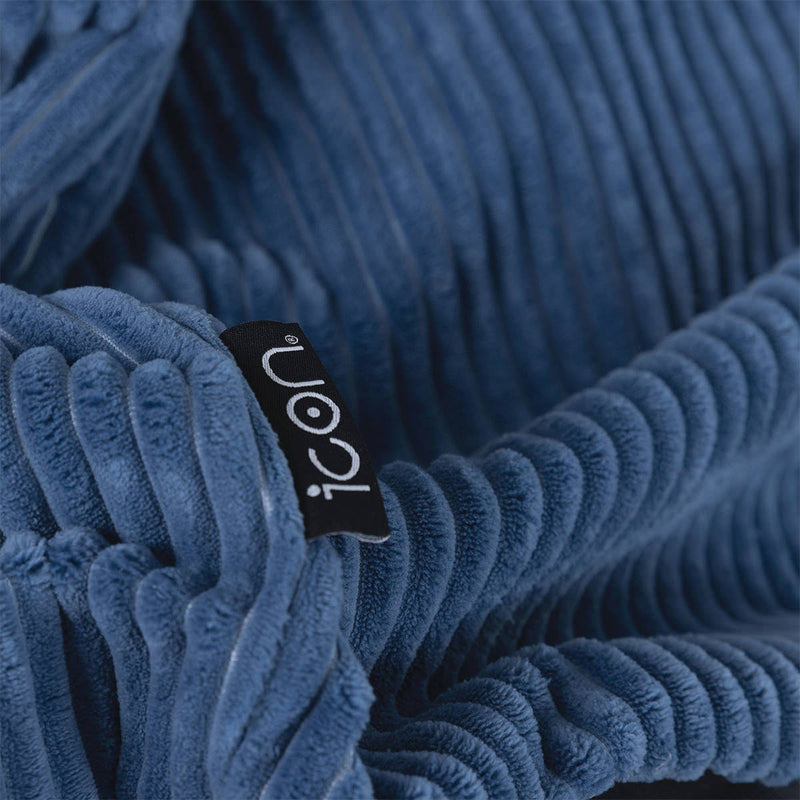 Kingston Cord Classic Bean Bag - Denim Blue