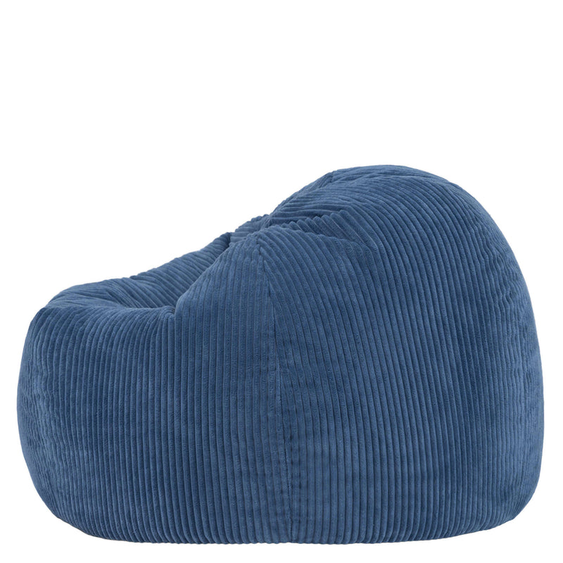 Kingston Cord Classic Bean Bag - Denim Blue