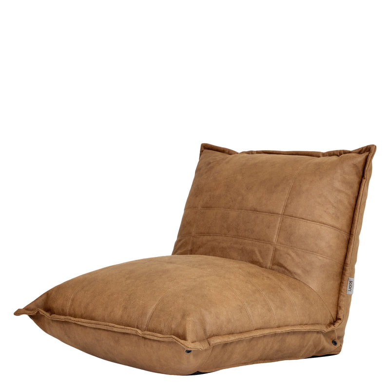 Nico Foam Filled Accent Chair - Faux Leather, Tan
