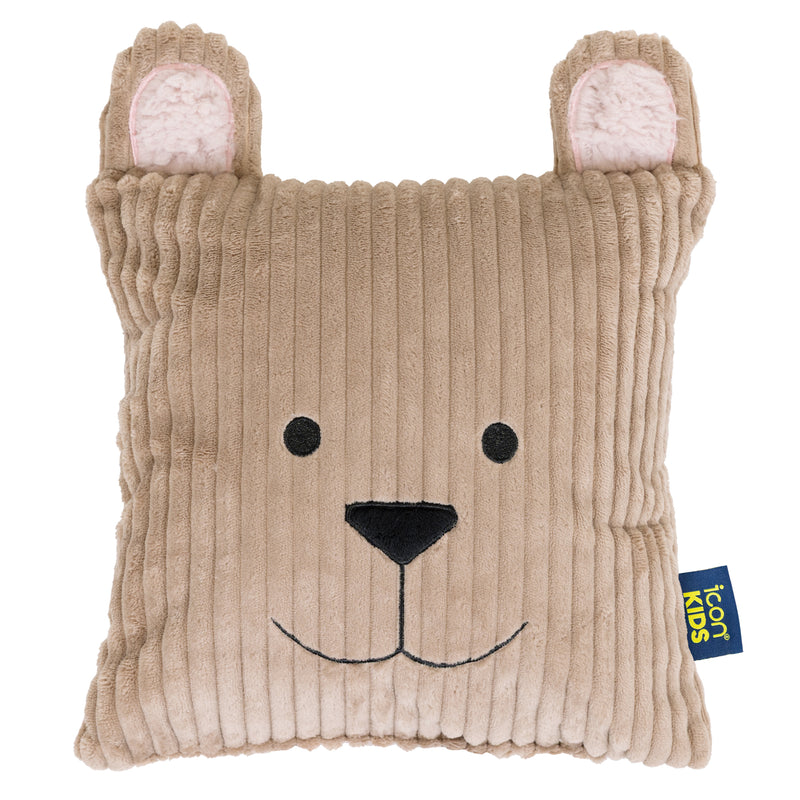 Kids Bertie Bear Kord Kussen - Mokka