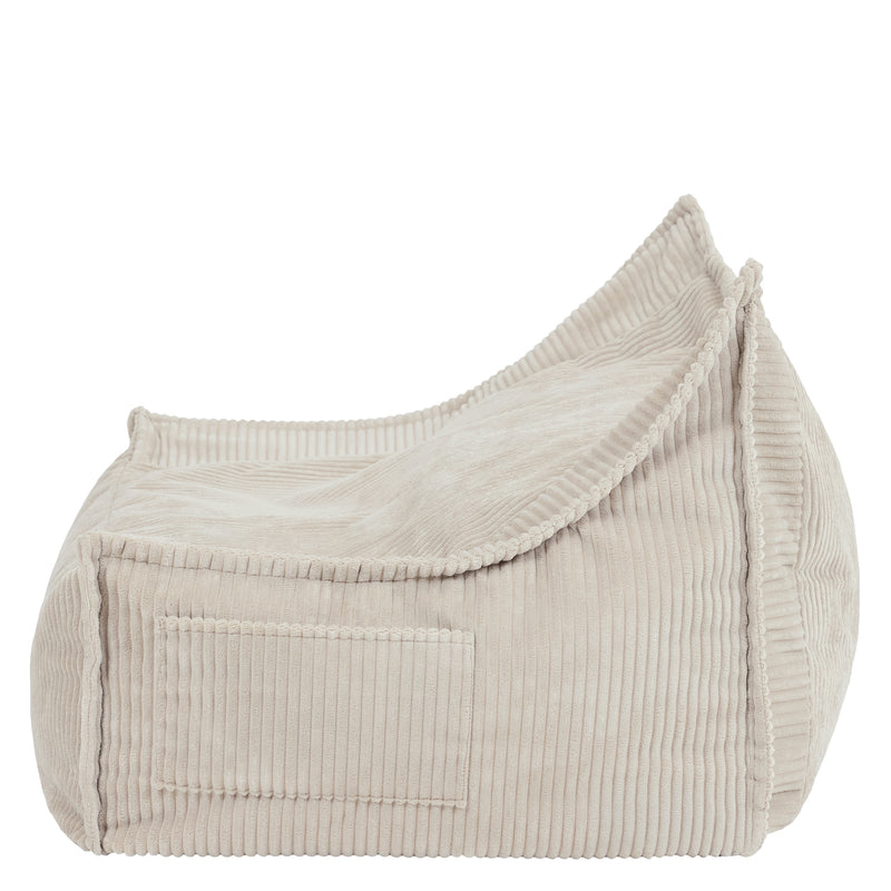 Kids Francesco Cord-beanbagbank - Stone