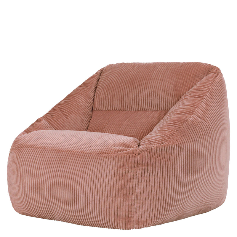 Natalia Cord Fauteuil Zitzak - Roze