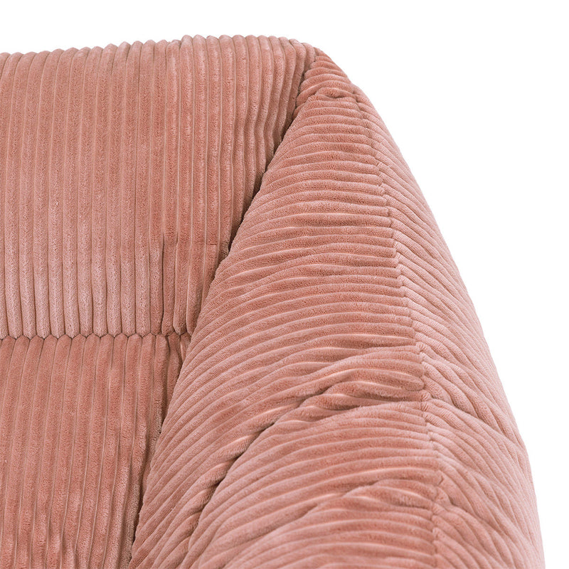 Natalia Cord Fauteuil Zitzak - Roze