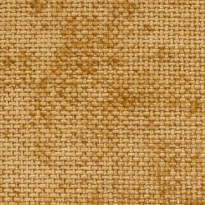 Milano Chenille Round Footstool - Gold