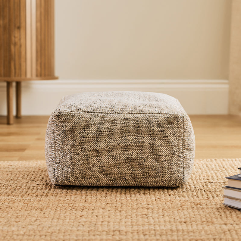 Amara Woven Footstool - Natural