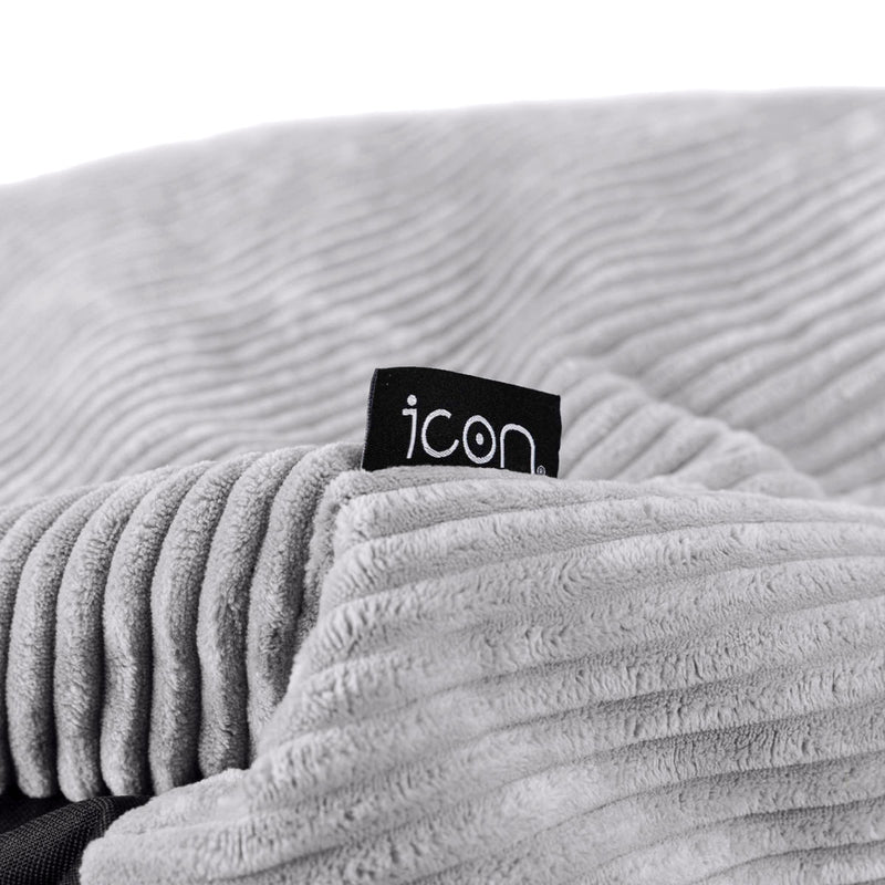 Cecilia Jumbo Cord Bean Bag Sofa - Grey