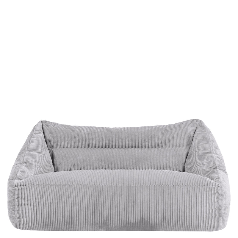 Cecilia Jumbo Cord Bean Bag Sofa - Grey