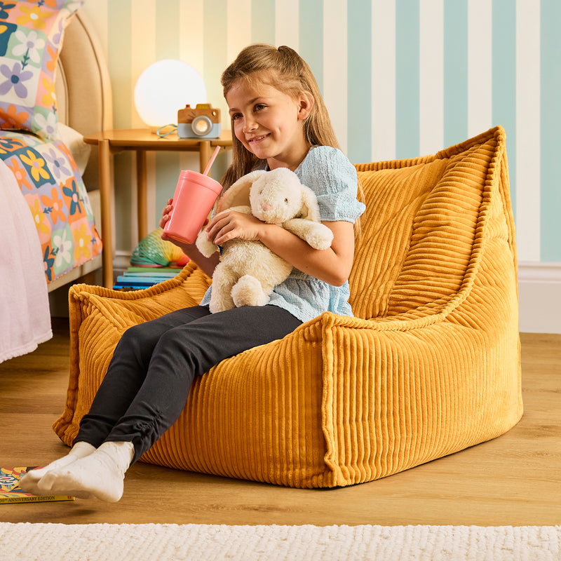 Kids Alto Cord-luie stoel - Oker