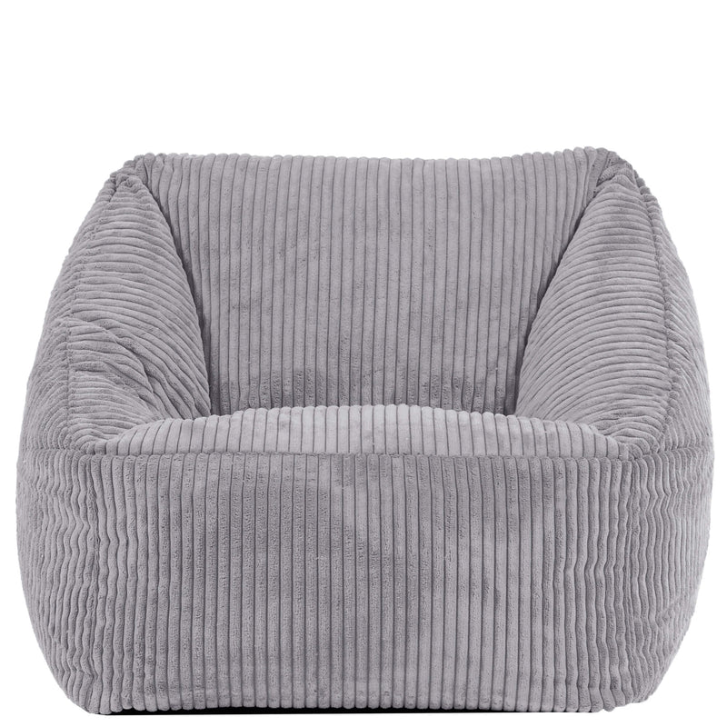 Natalia Kids Corduroy Fauteuil Zitzak - Grijs