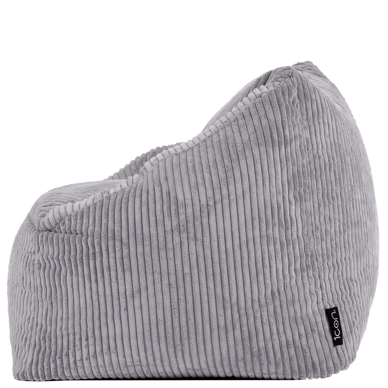 Natalia Kids Corduroy Fauteuil Zitzak - Grijs