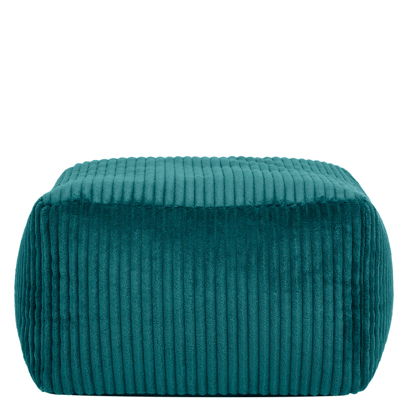Mini Amara Cord Square Footstool - Teal