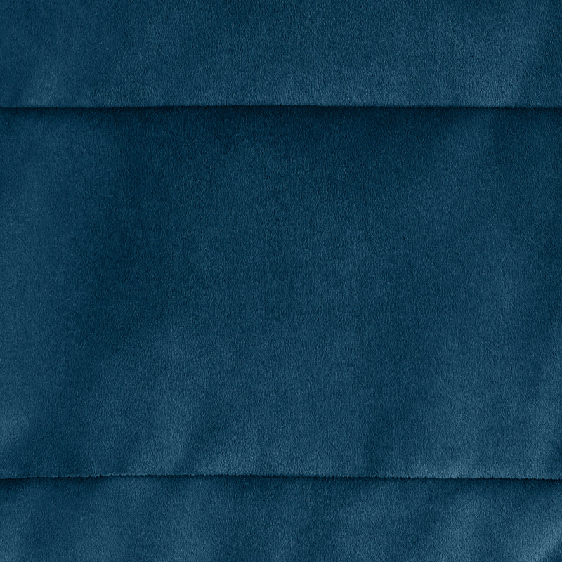 Kota Velvet Bean Bag Sofa - Ink Blue