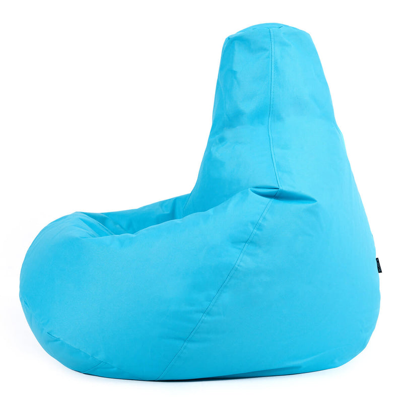 Kinderzitzak Dalton voor binnen en buiten met hoge rugleuning - Aqua