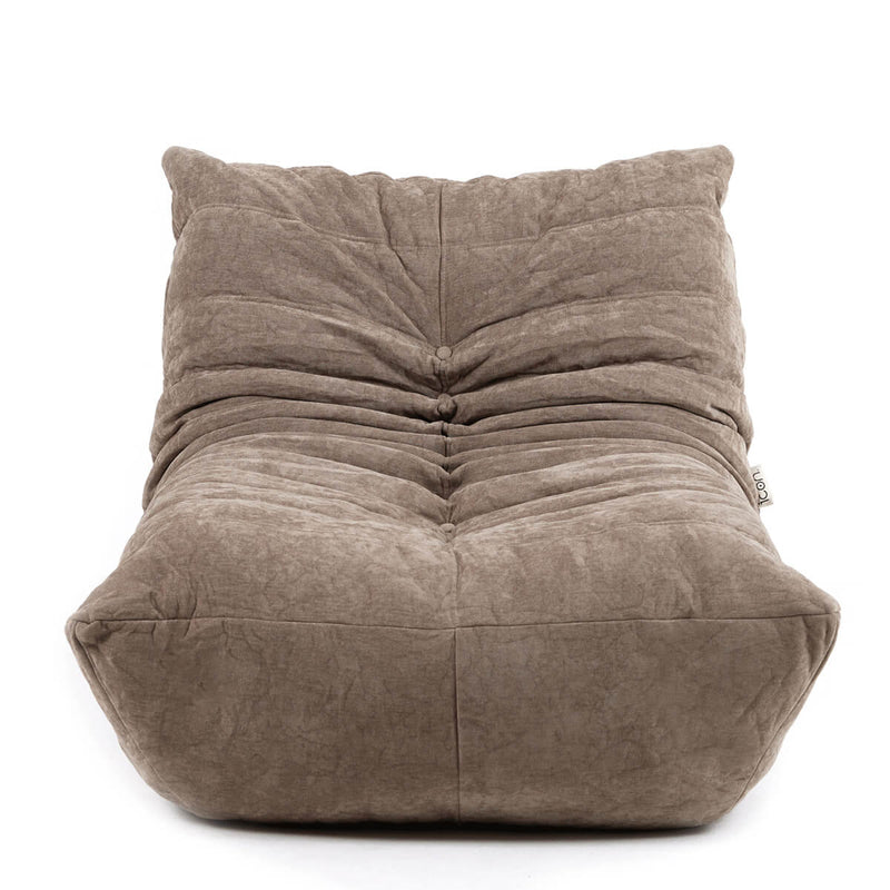 Enzo Chenille Foam Filled Accent Chair - Natural