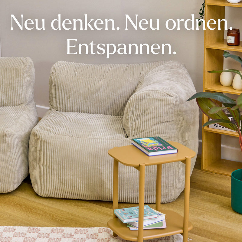 Zen Modular Corner - Jumbo Cord - Stone