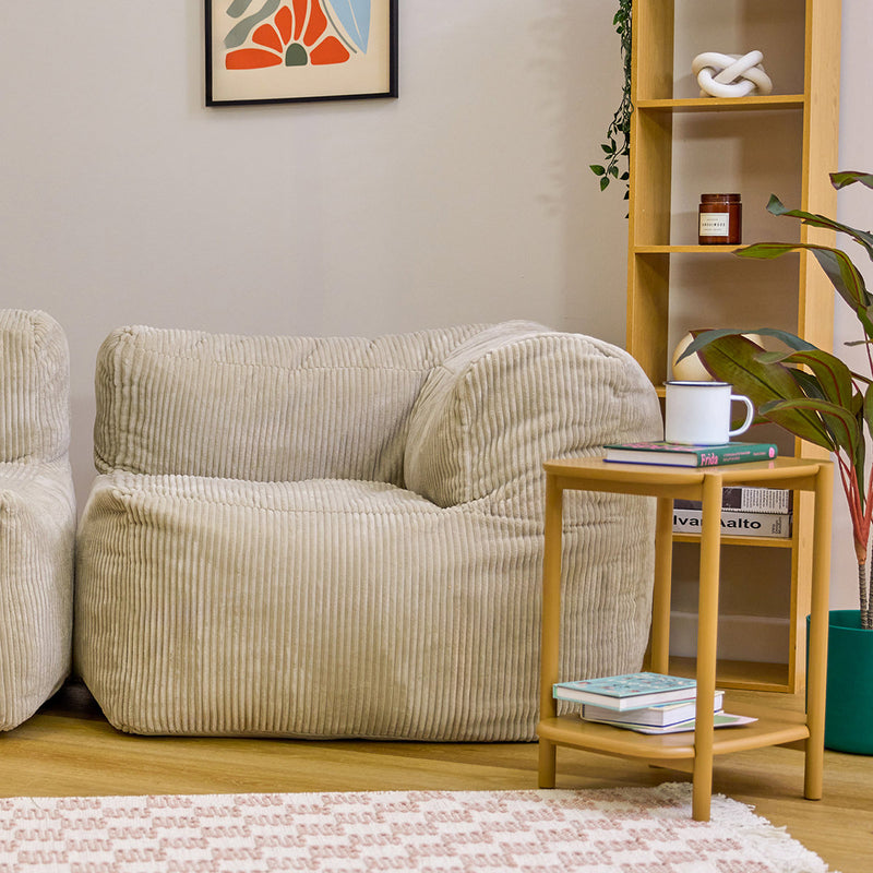Zen Modular Corner - Jumbo Cord - Stone