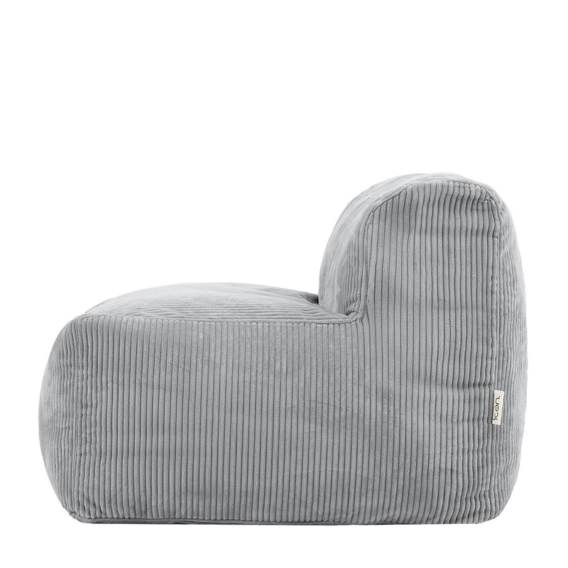 Zen Modular Recliner - Jumbo Cord - Light Grey