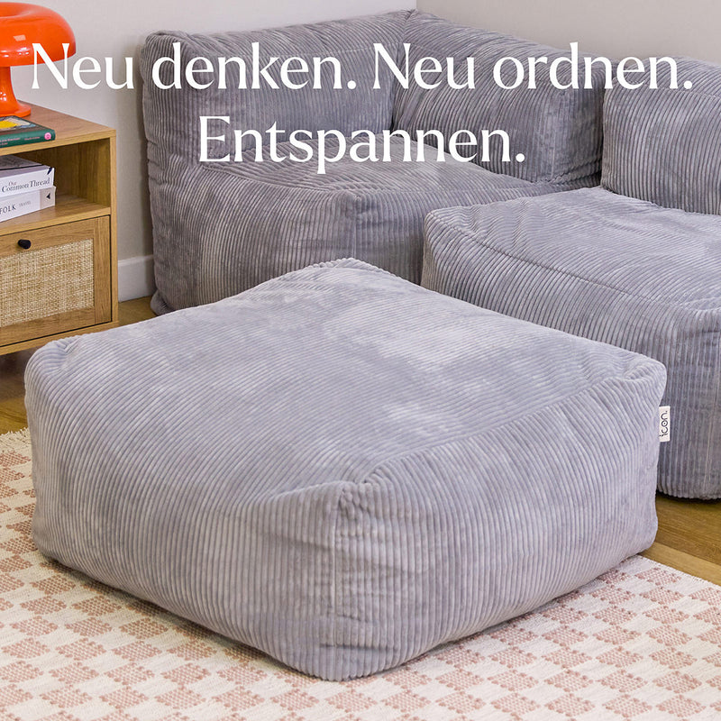 Zen Modular Slab - Jumbo Cord Grey