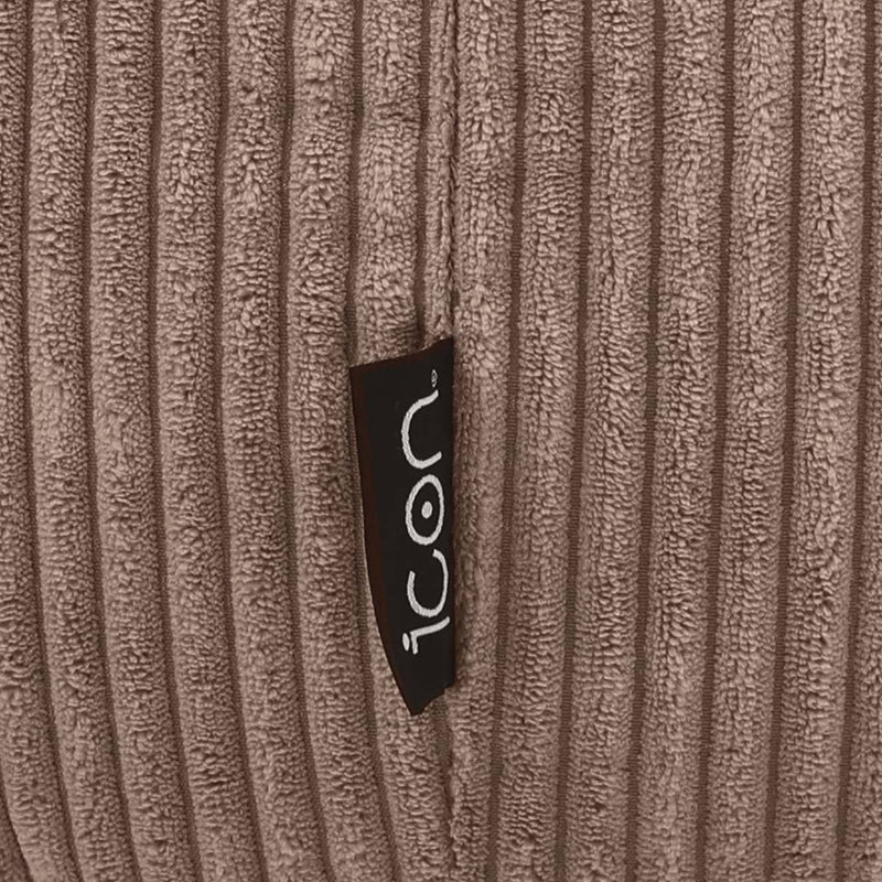 Kingston Cord Classic Poef - Mokkavbruin