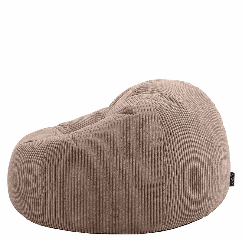 Kingston Cord Classic Poef - Mokkavbruin