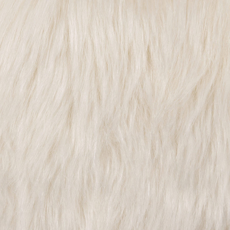 Kids Kingston luxe klassieke zitzak van imitatiebont – beige