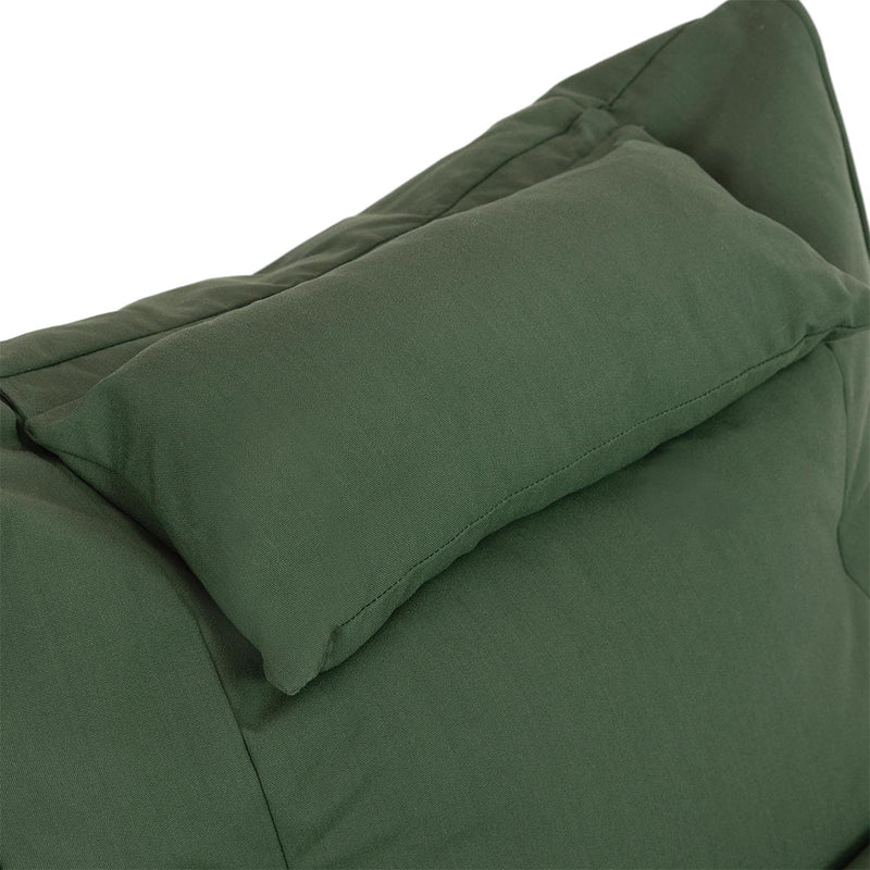 Nova Olefin Outdoor Lounger Bean Bag - Green