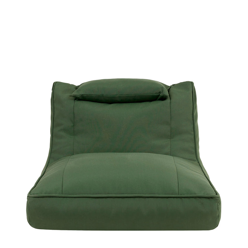 Nova Olefin Outdoor Lounger Bean Bag - Green
