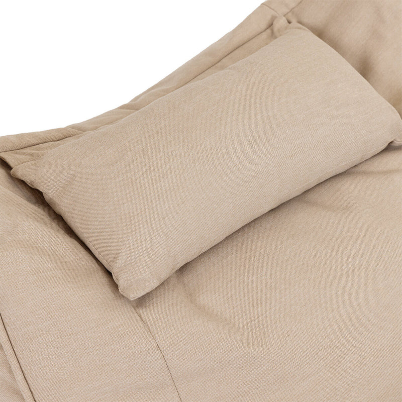 Nova Olefin Outdoor Lounger Bean Bag - Natural