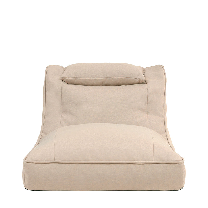 Nova Olefin Outdoor Lounger Bean Bag - Natural