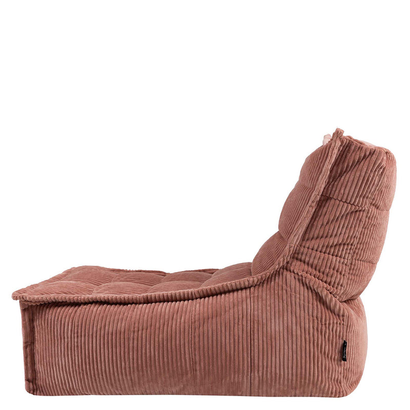 Dolce Corduroy Scandi Lounger-bamboezak - Roze