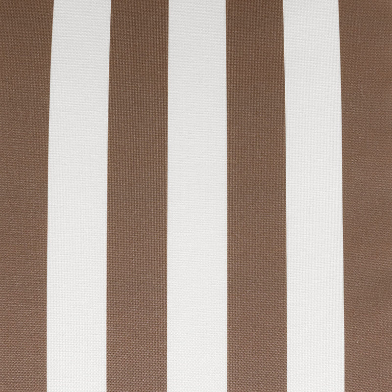 Solus Woven Floor Cushion Bean Bag - Chocolate Stripe