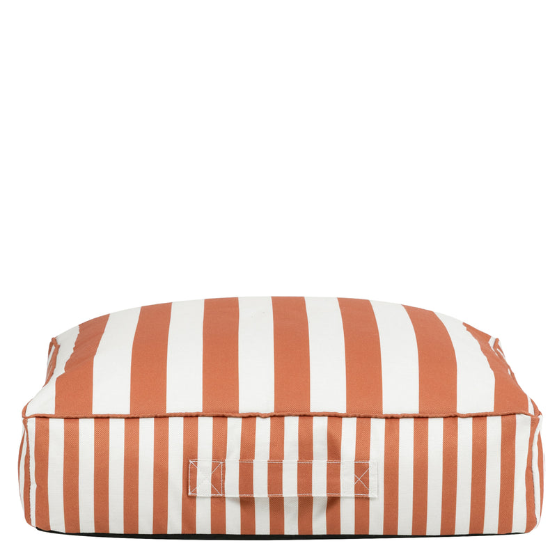 Solus geweven vloerkussen beanbag - Oranje streep