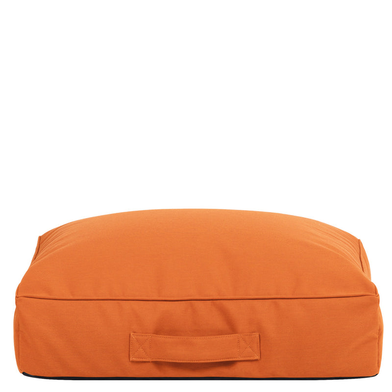 Solus Olefin Floor Cushion Bean Bag - Orange