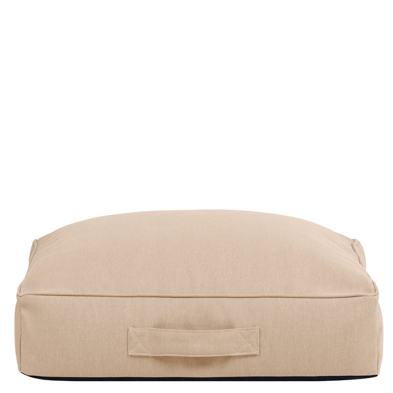 Solus Olefin Floor Cushion Bean Bag - Natural